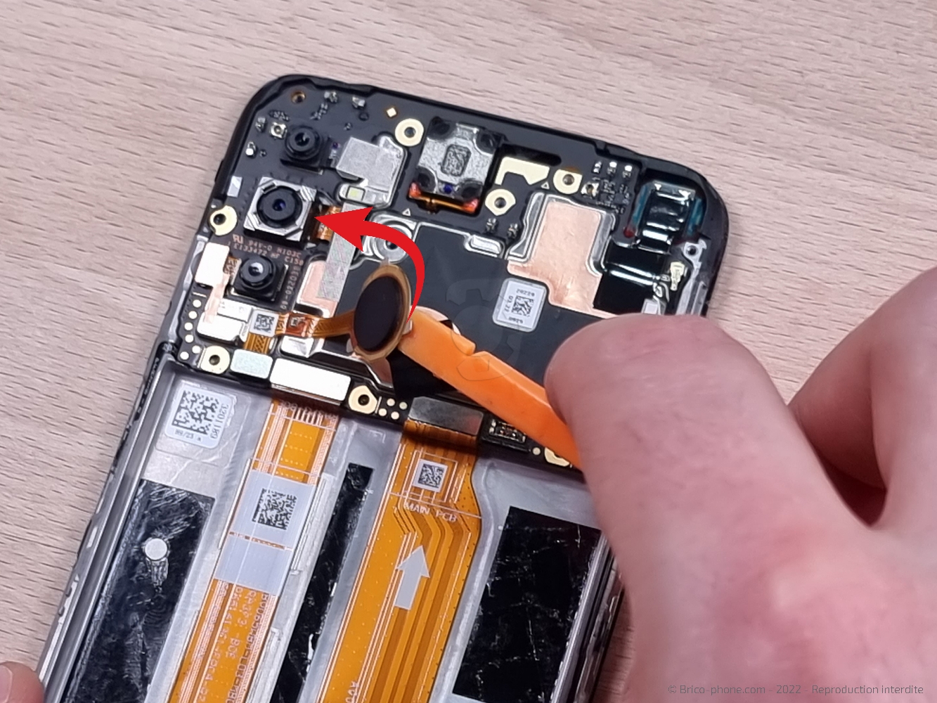 Démontage complet sur A53S photo 2