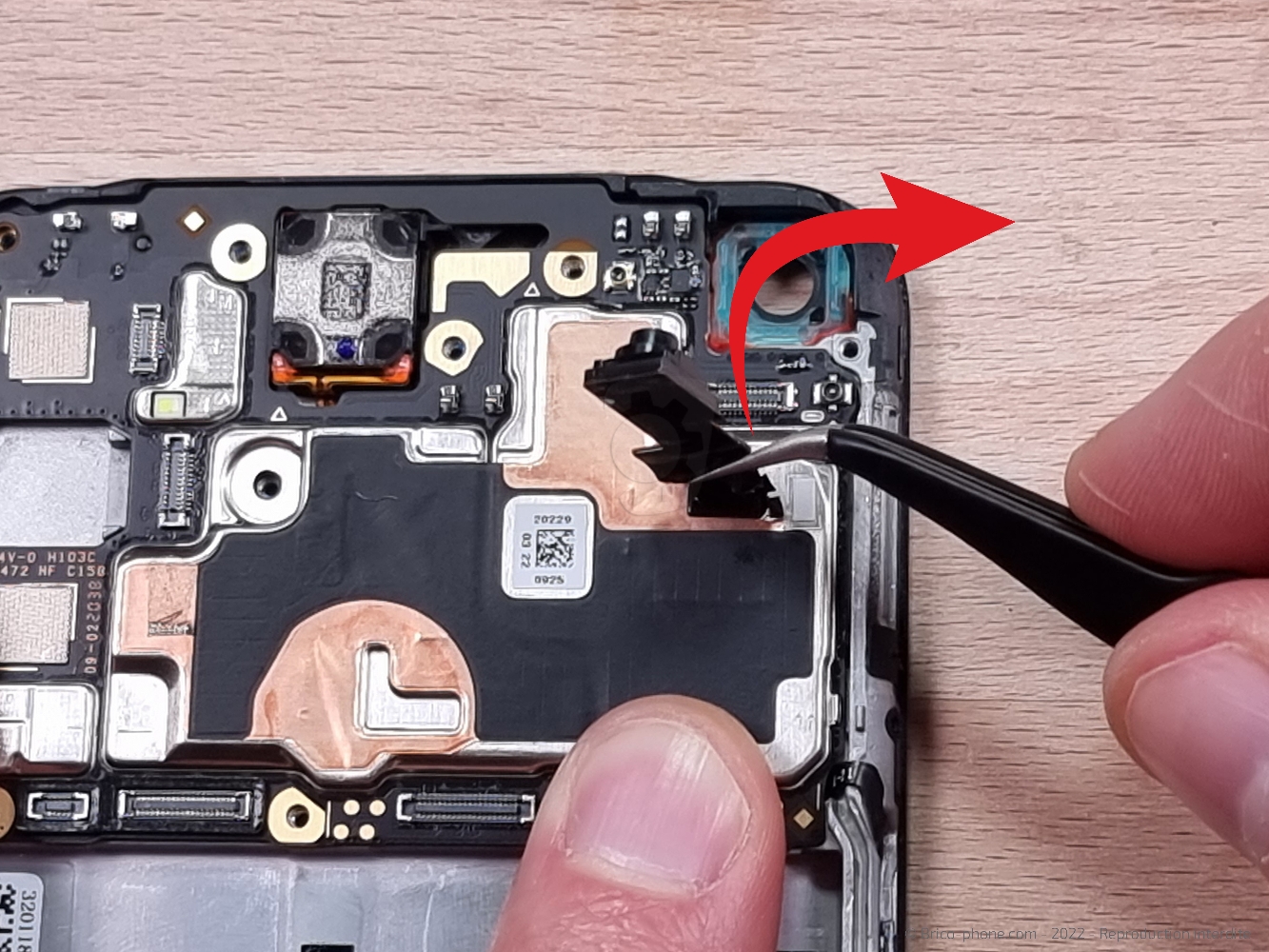 Démontage complet sur A53S photo 2