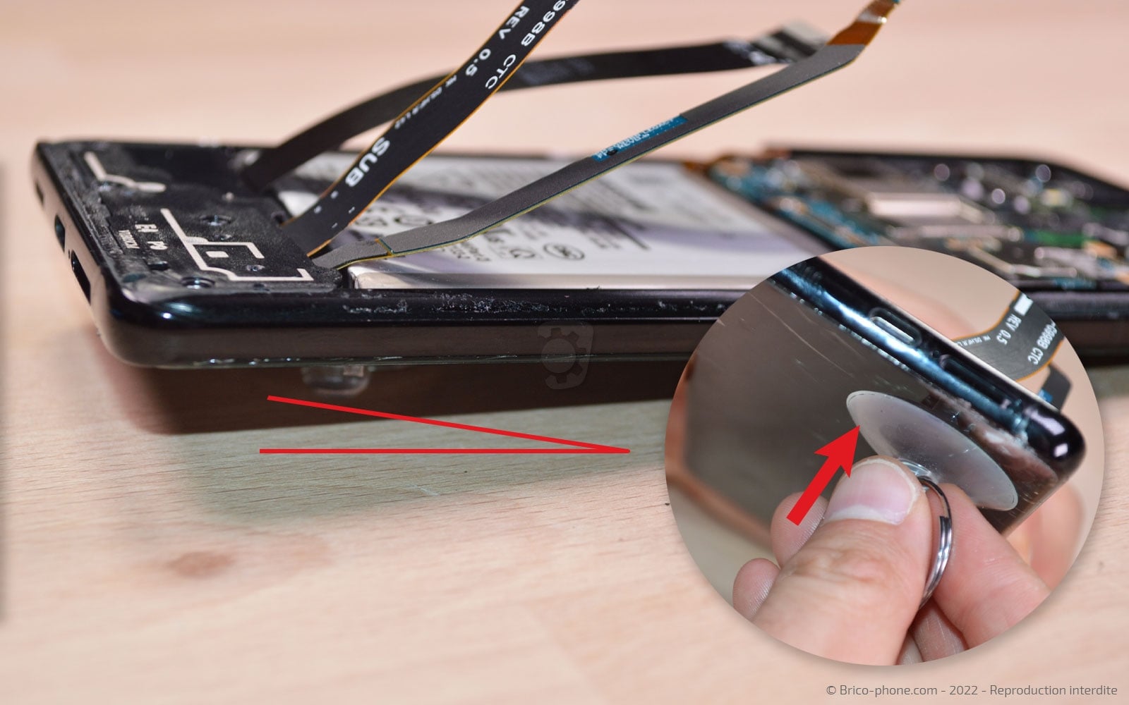 Comment changer le bloc écran sur Galaxy S21 Ultra photo 4