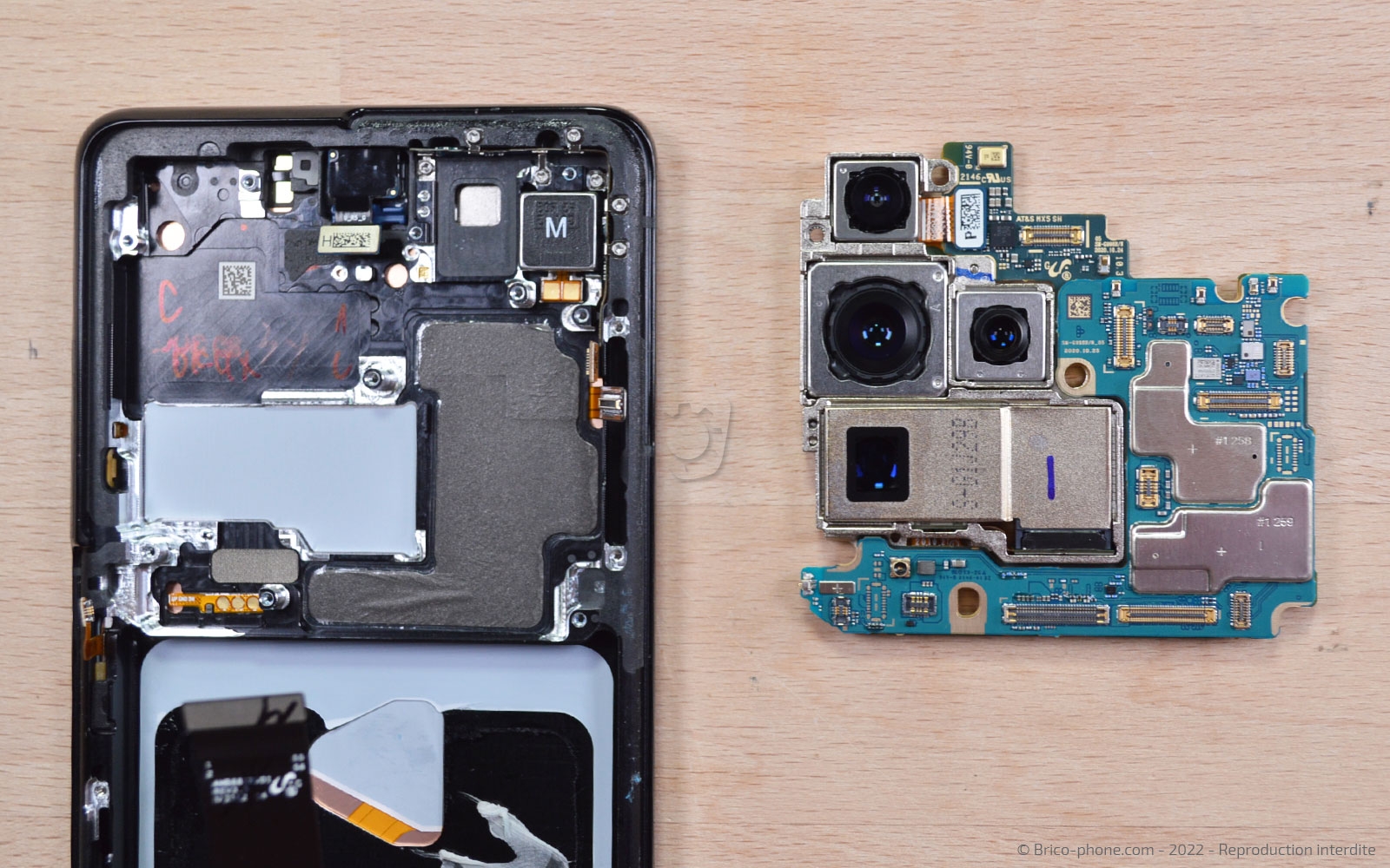 Comment changer le bloc écran sur Galaxy S21 Ultra photo 2