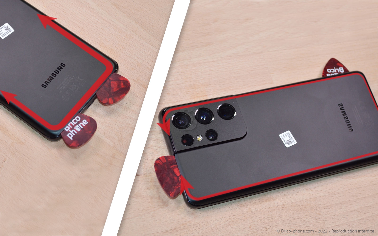 Comment changer le bloc écran sur Galaxy S21 Ultra photo 2