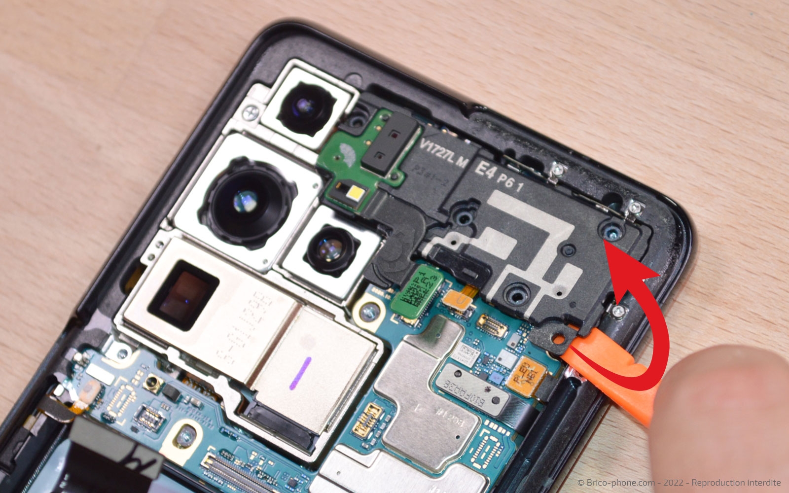 Comment changer le bloc écran sur Galaxy S21 Ultra photo 3