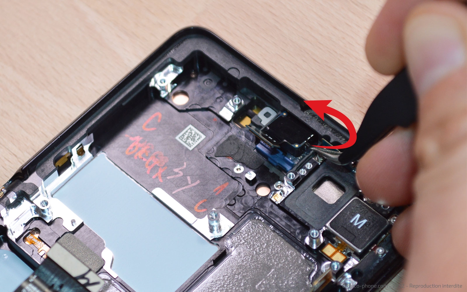 Comment changer le bloc écran sur Galaxy S21 Ultra photo 2