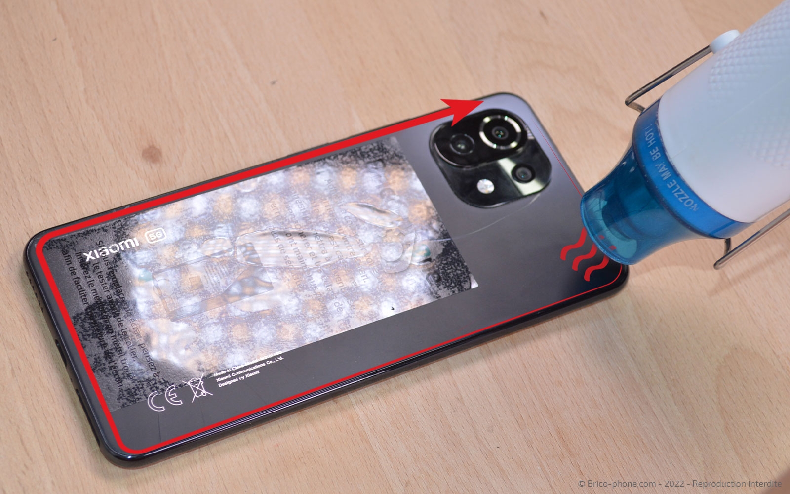 Comment changer le connecteur de charge sur Mi 11 Lite 5G photo 2