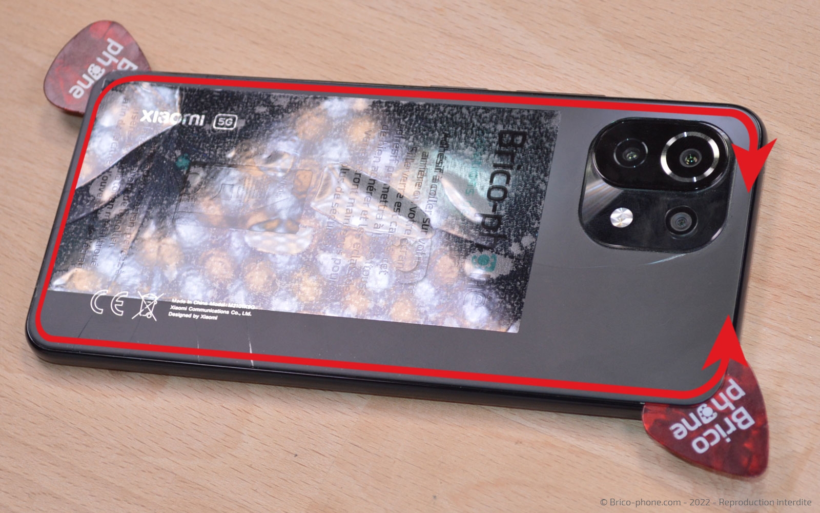 Comment changer le connecteur de charge sur Mi 11 Lite 5G photo 3