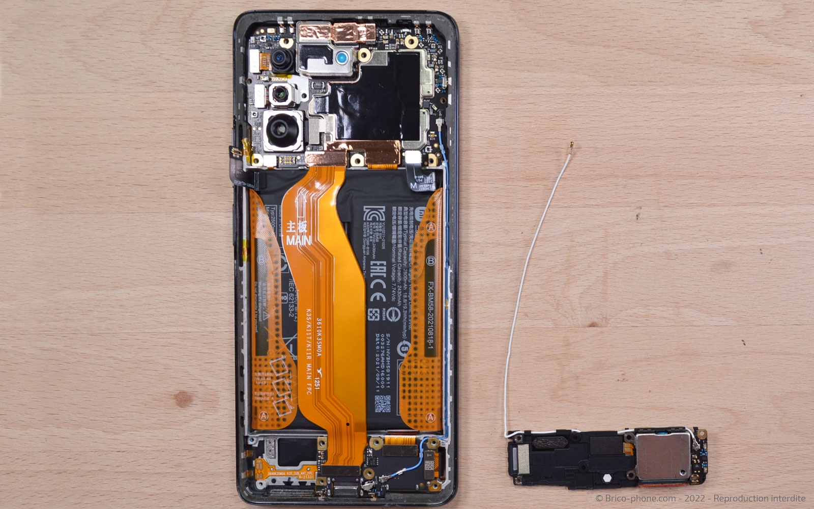 Comment réparer son téléphone sur 11T PRO photo 4