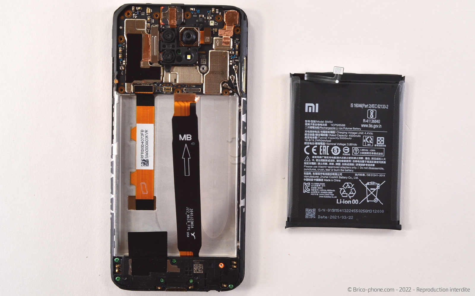 Comment changer le bloc écran sur Redmi note 9T photo 4