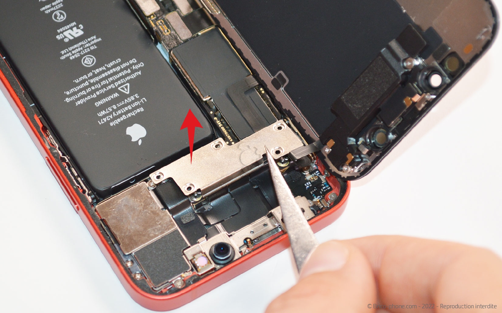 Comment remplacer la caméra Face ID  sur iPhone 12 Mini photo 2