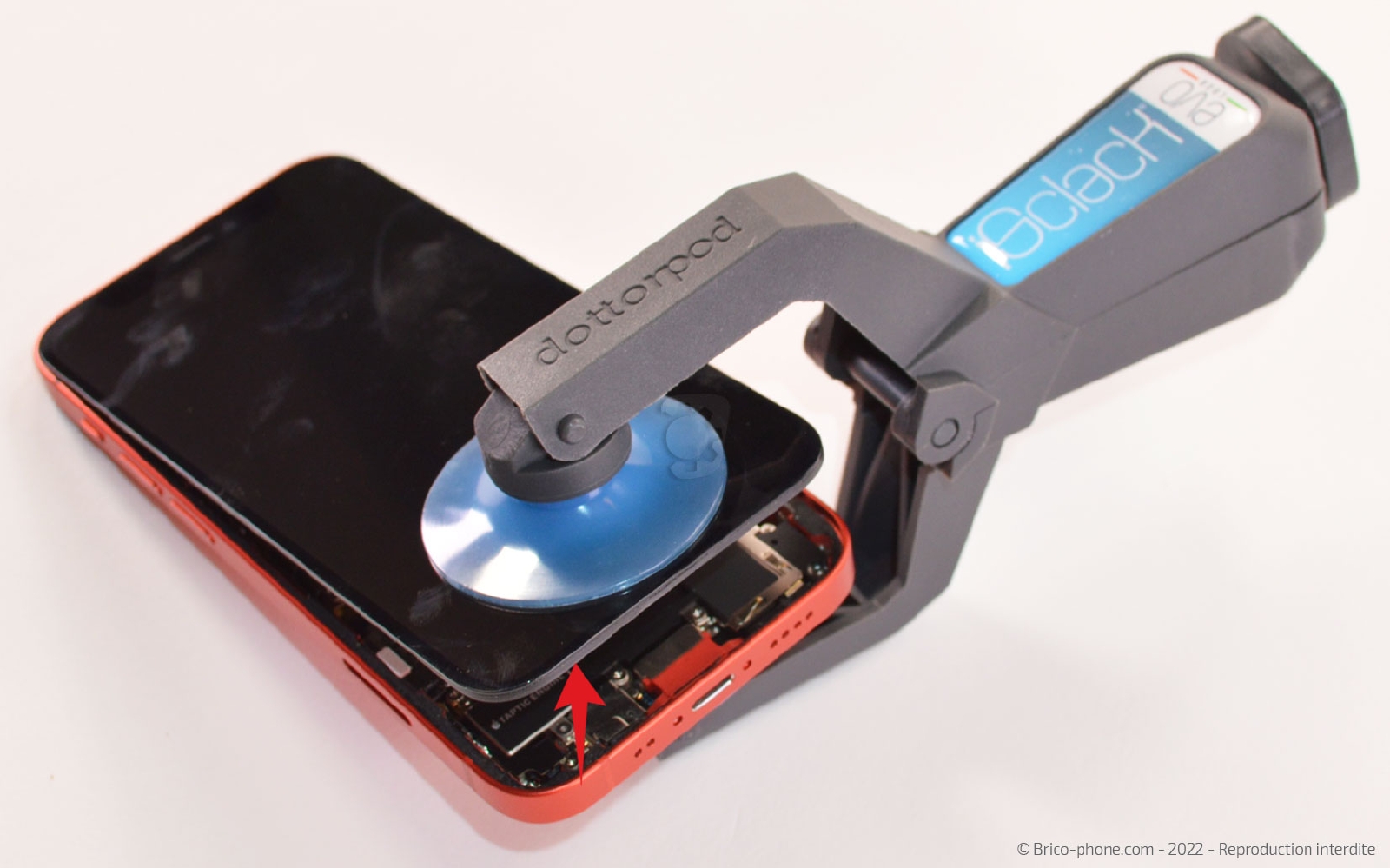 Comment remplacer la caméra Face ID  sur iPhone 12 Mini photo 4