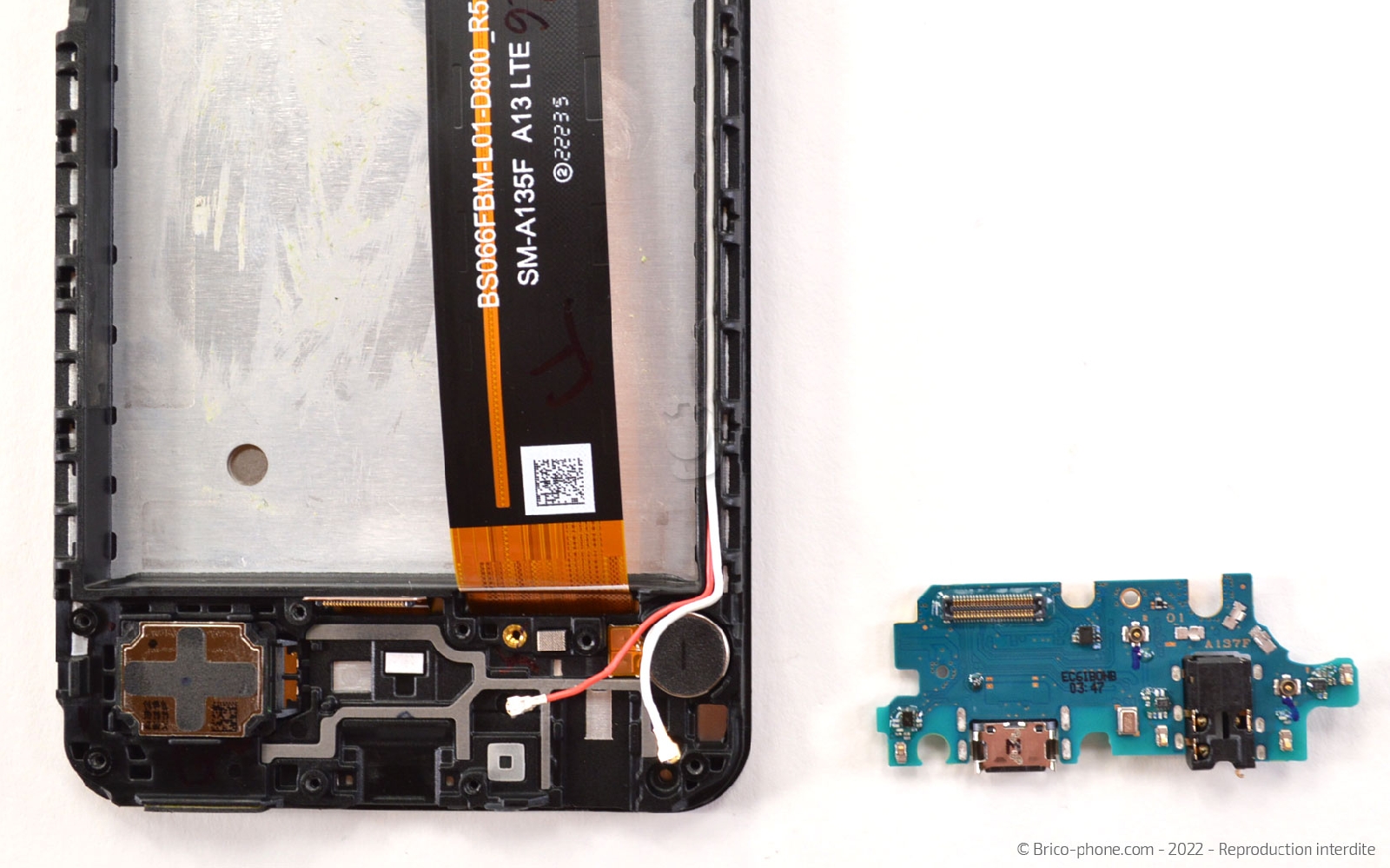 Comment changer le bloc écran sur Galaxy A13 photo 4