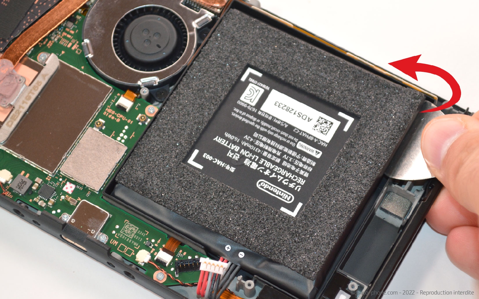 Guide de réparation sur Switch Oled photo 2