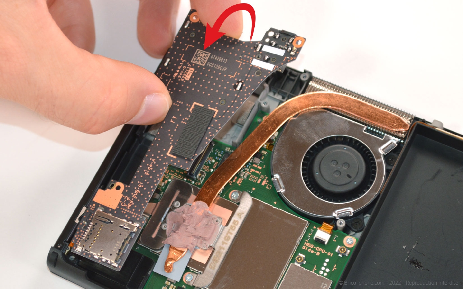 Guide de réparation sur Switch Oled photo 3