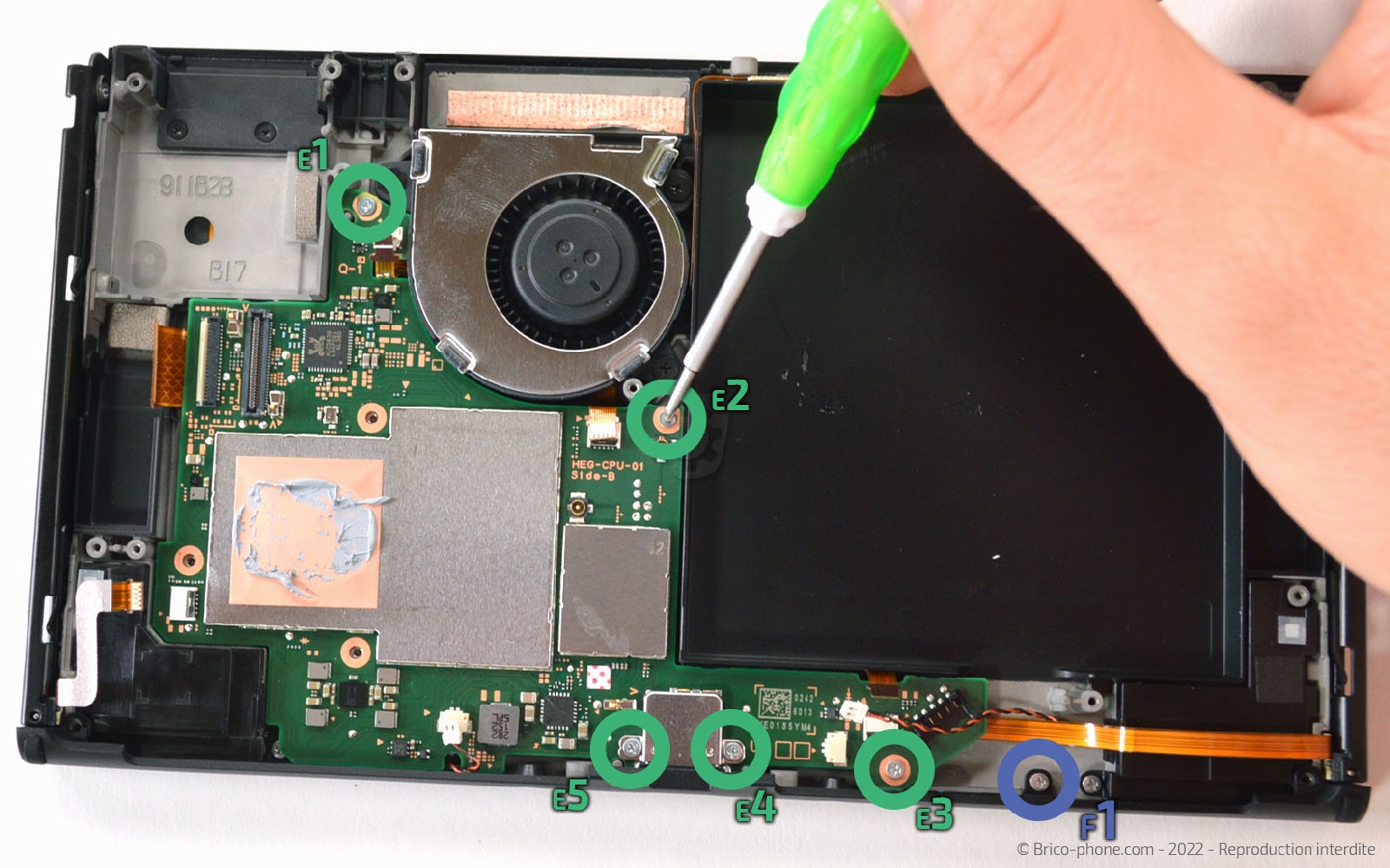 Guide de réparation sur Switch Oled photo 1