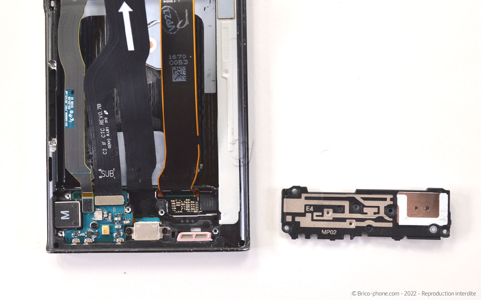 Comment remplacer l'écran complet sur Galaxy Note 20 Ultra 5G photo 3