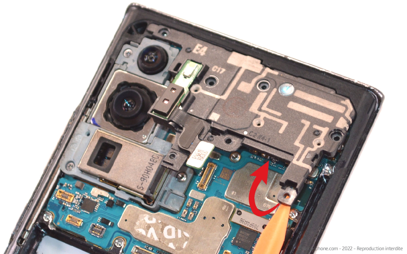 Comment remplacer l'écran complet sur Galaxy Note 20 Ultra 5G photo 3