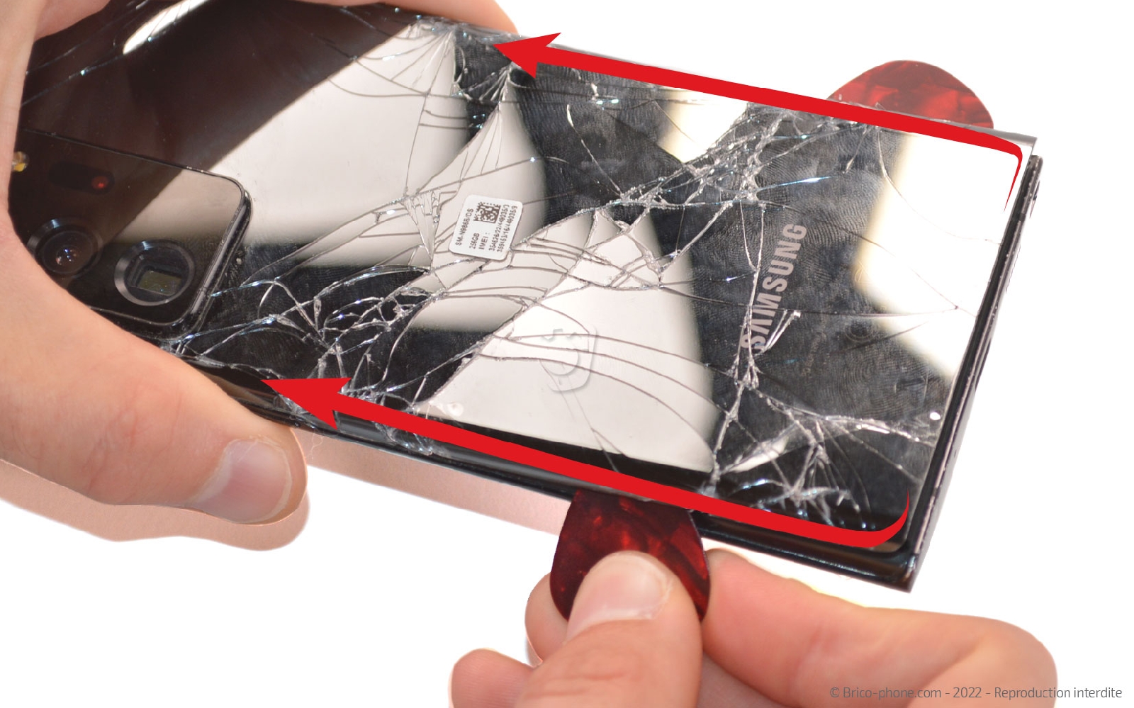 Comment remplacer l'écran complet sur Galaxy Note 20 Ultra 5G photo 3