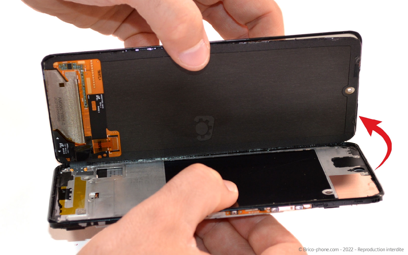 Comment changer l'écran Amoled sur Redmi Note 10 Pro photo 3