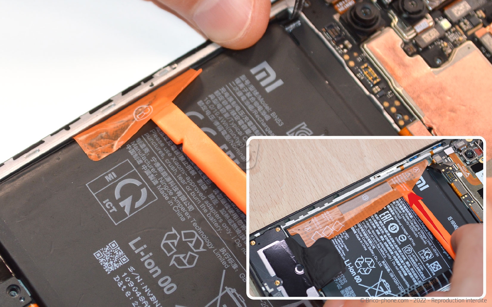 Comment changer la batterie sur Redmi Note 10 Pro photo 1