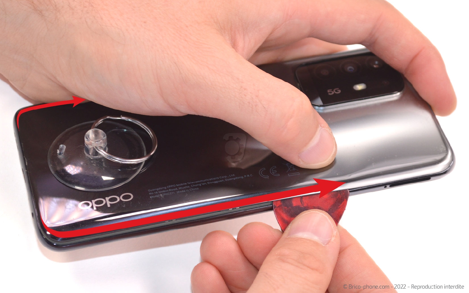 Comment changer le bloc écran  sur A94 5G photo 2