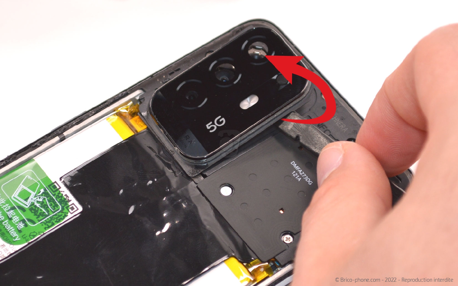 Comment changer le bloc écran  sur A94 5G photo 3