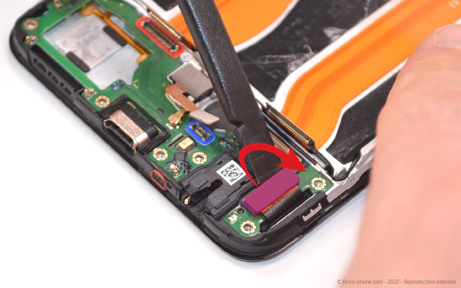 Comment changer le bloc écran  sur A94 5G photo 4