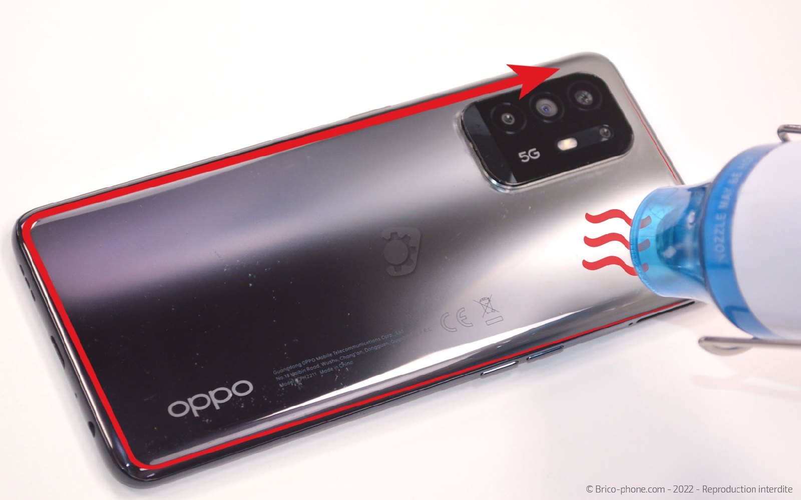 Comment changer l'écran (vitre + LCD) sur A94 5G photo 2