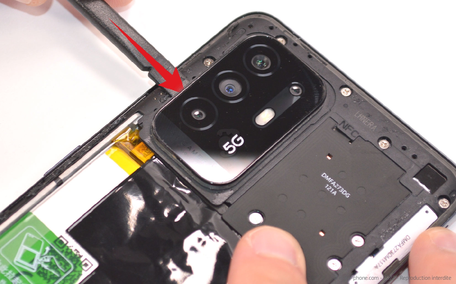 Comment changer l'écran (vitre + LCD) sur A94 5G photo 2