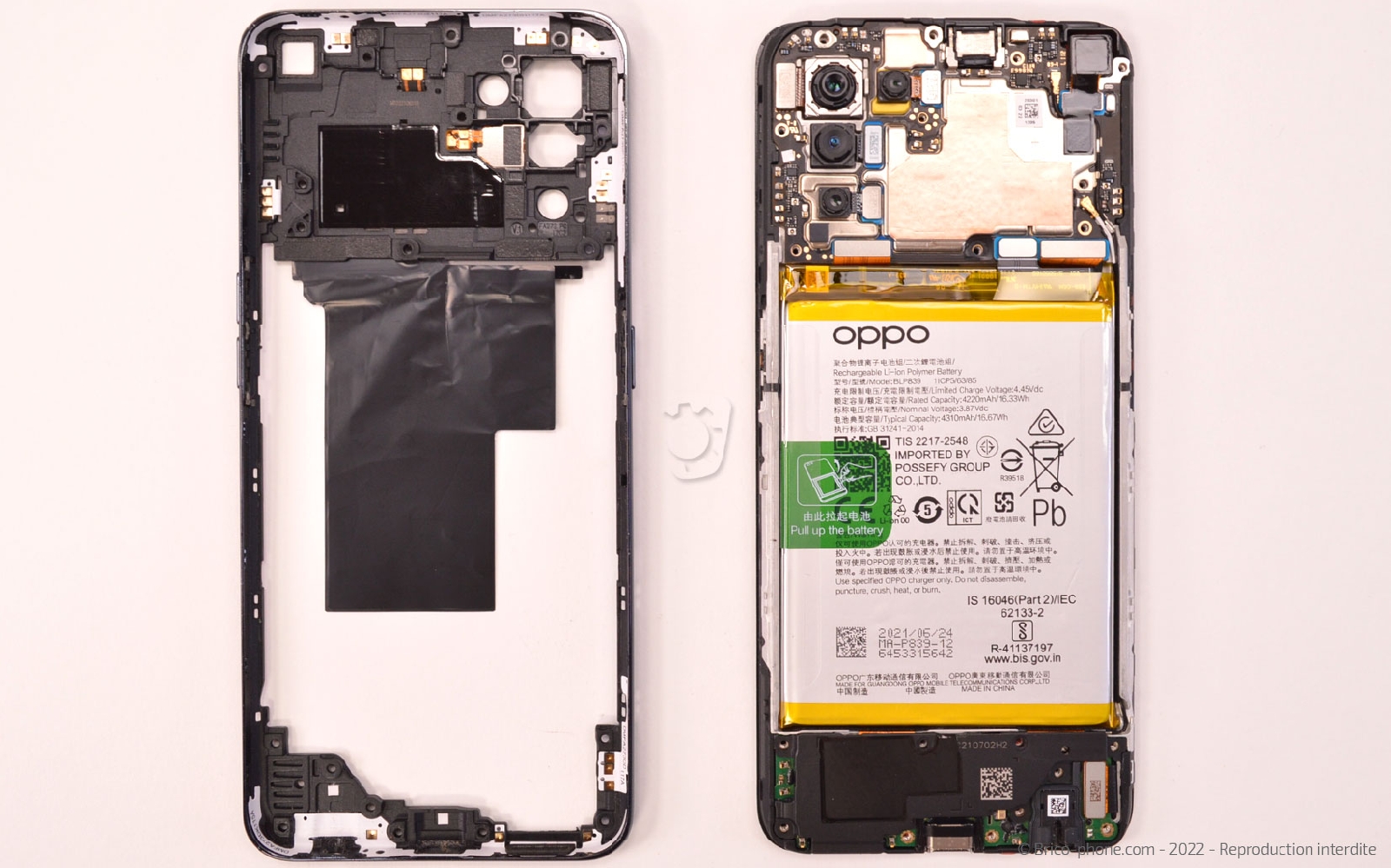 Comment remplacer le connecteur de charge sur A94 5G photo 3