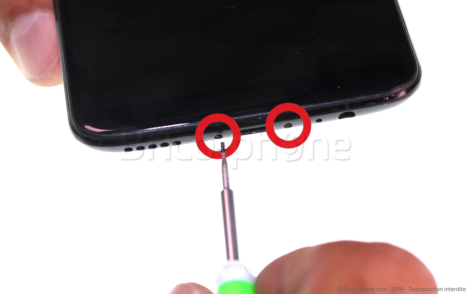 Changement d'écran (vitre+LCD) sur OnePlus 5T photo 1