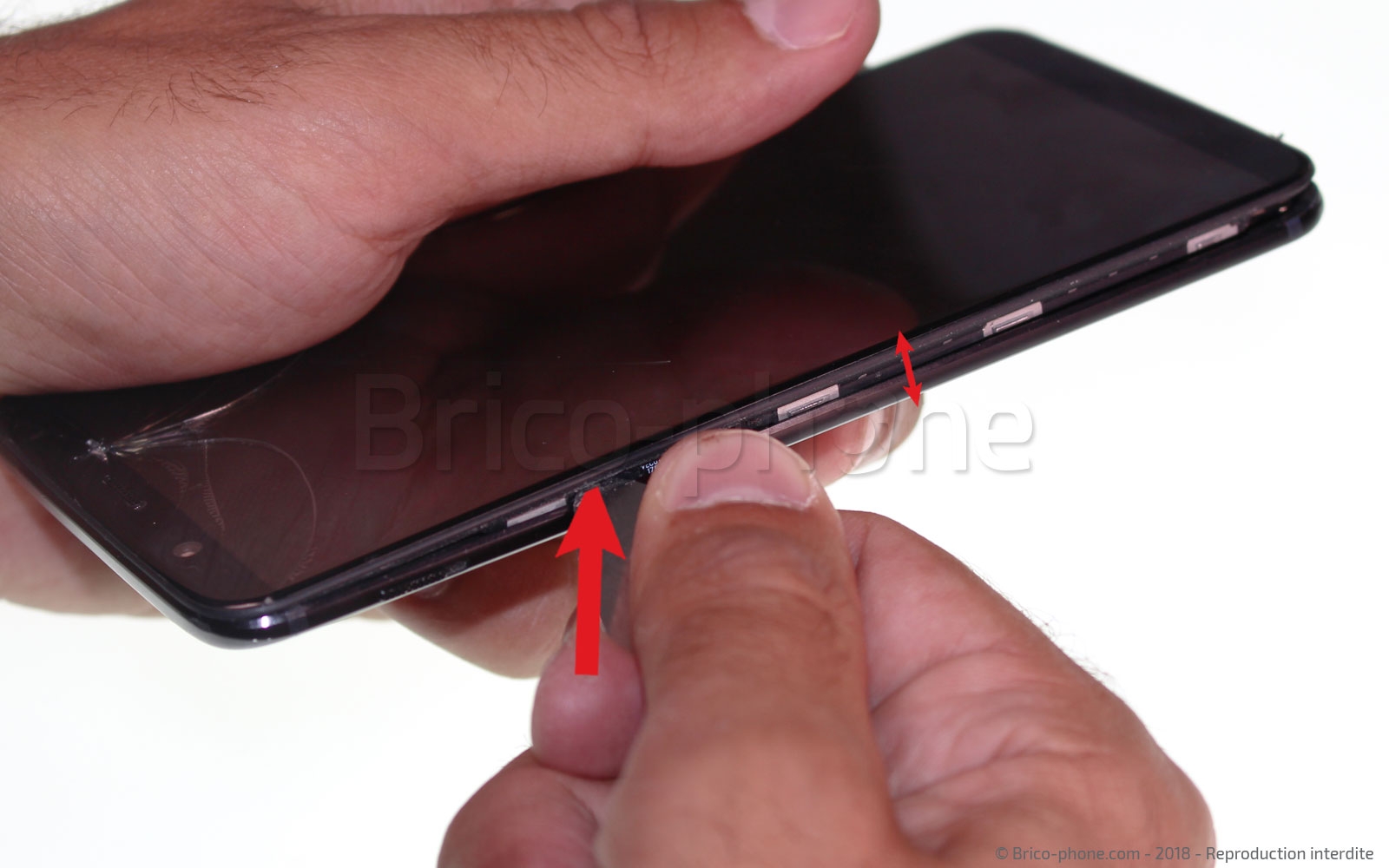 Changement d'écran (vitre+LCD) sur OnePlus 5T photo 2