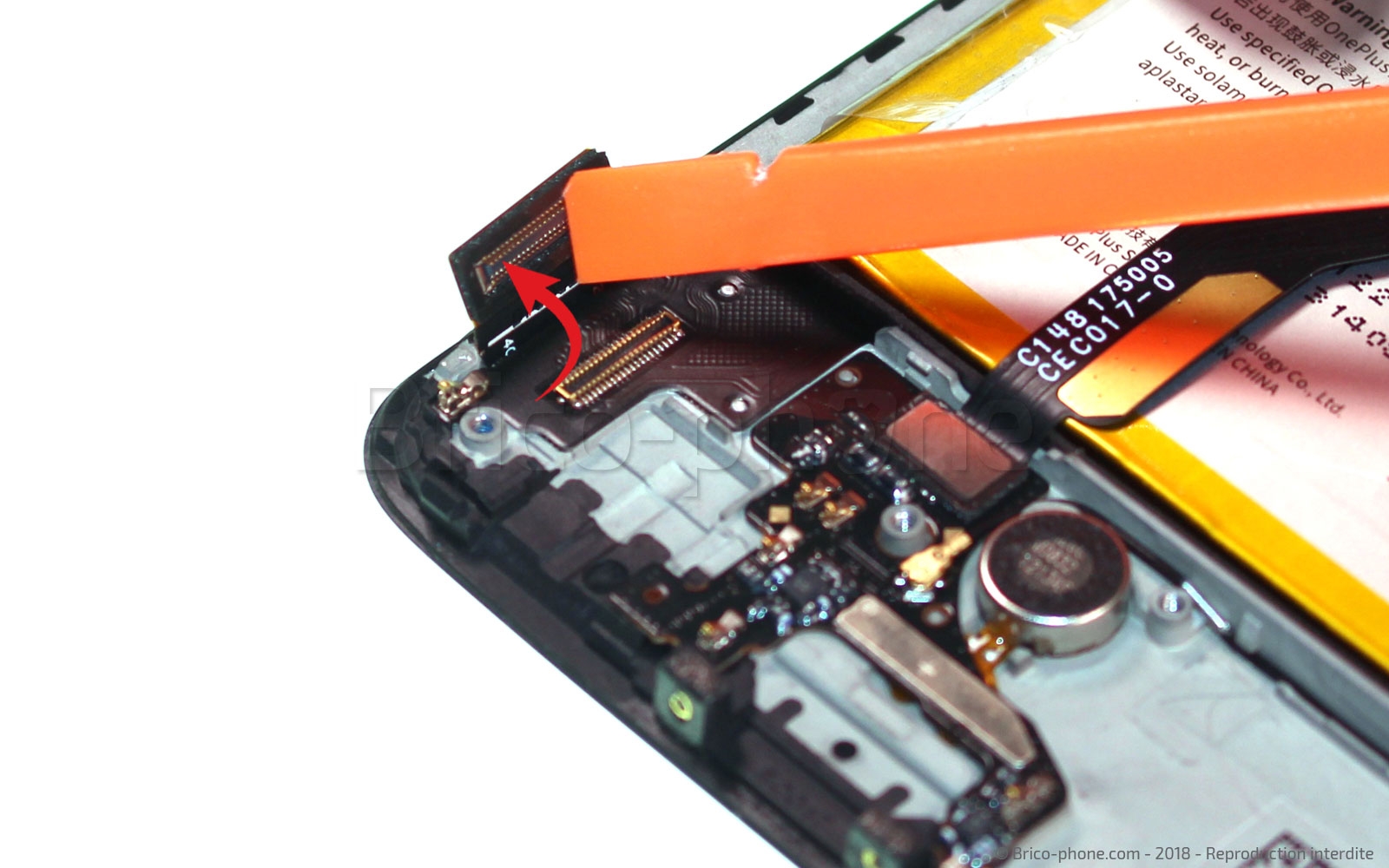 Changement d'écran (vitre+LCD) sur OnePlus 5T photo 2