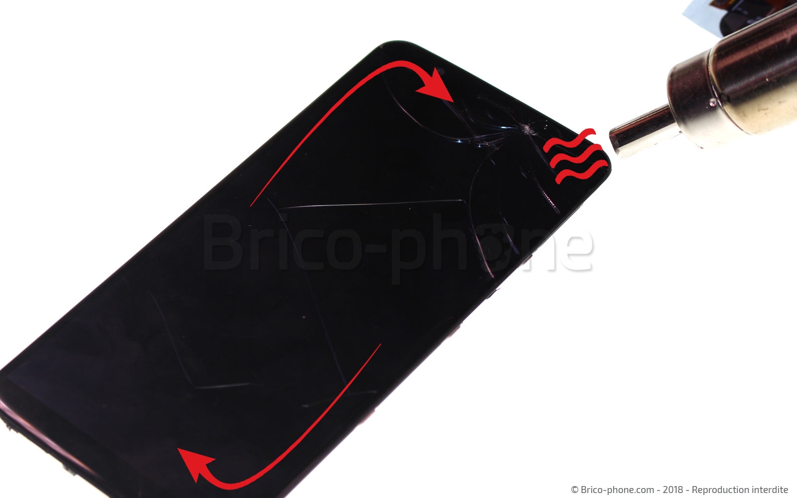 Changement d'écran (vitre+LCD) sur OnePlus 5T photo 2