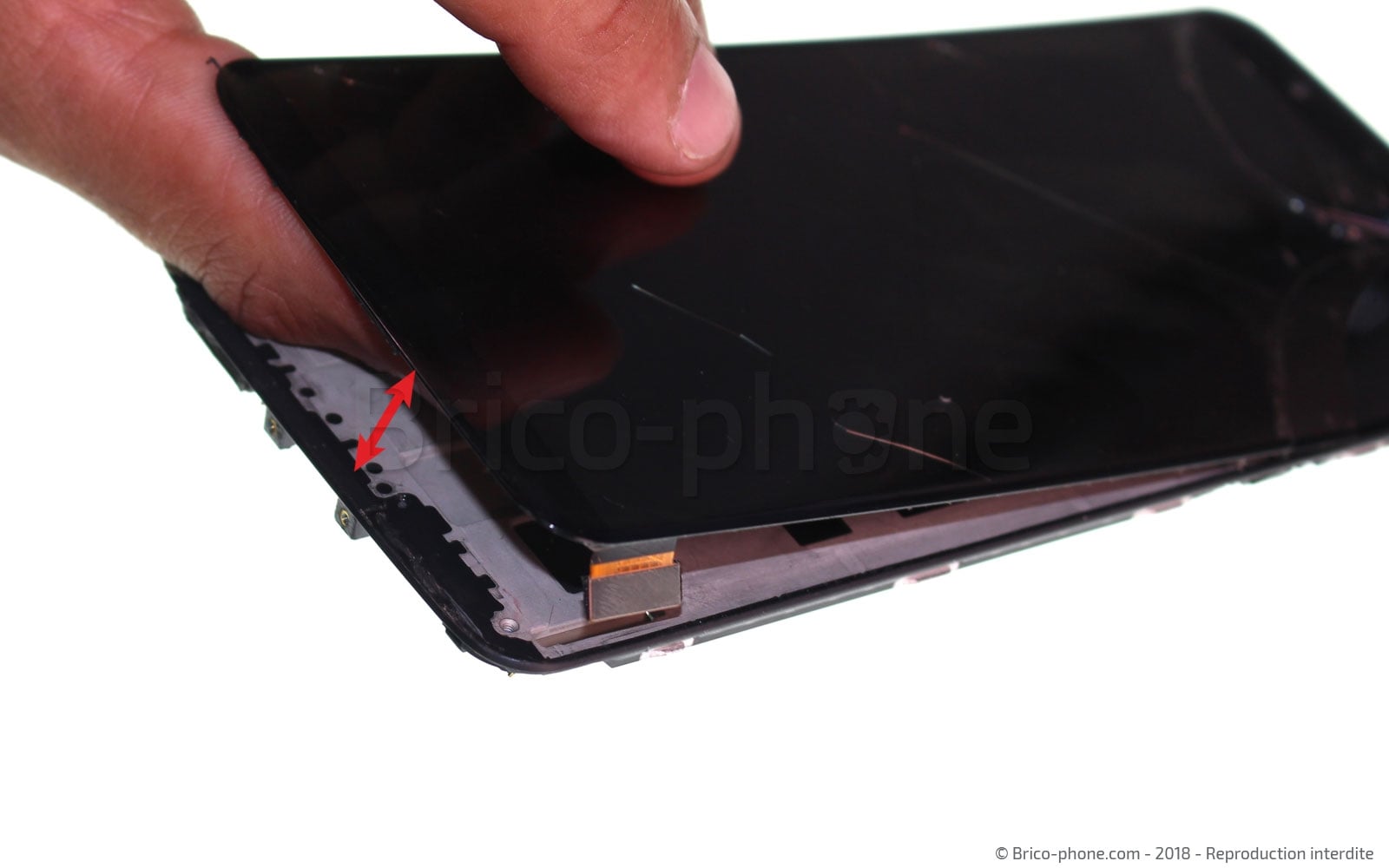 Changement d'écran (vitre+LCD) sur OnePlus 5T photo 2