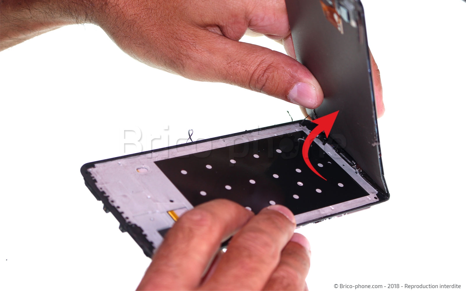 Changement d'écran (vitre+LCD) sur OnePlus 5T photo 2