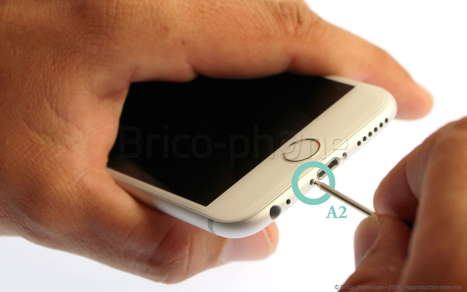 Changement de nappe bouton Home sur iPhone 6 photo 2