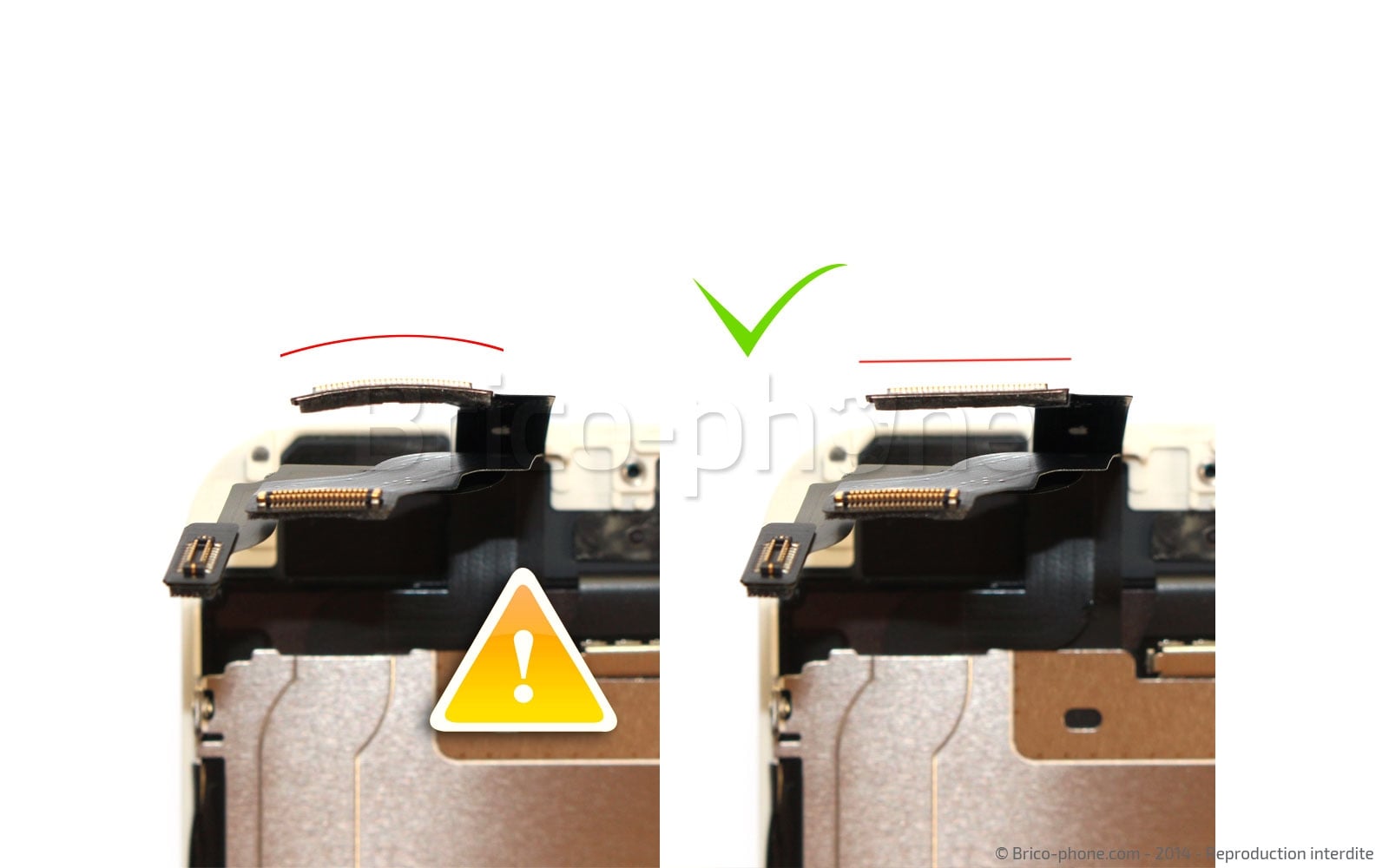 Changement de nappe bouton Home sur iPhone 6 photo 2