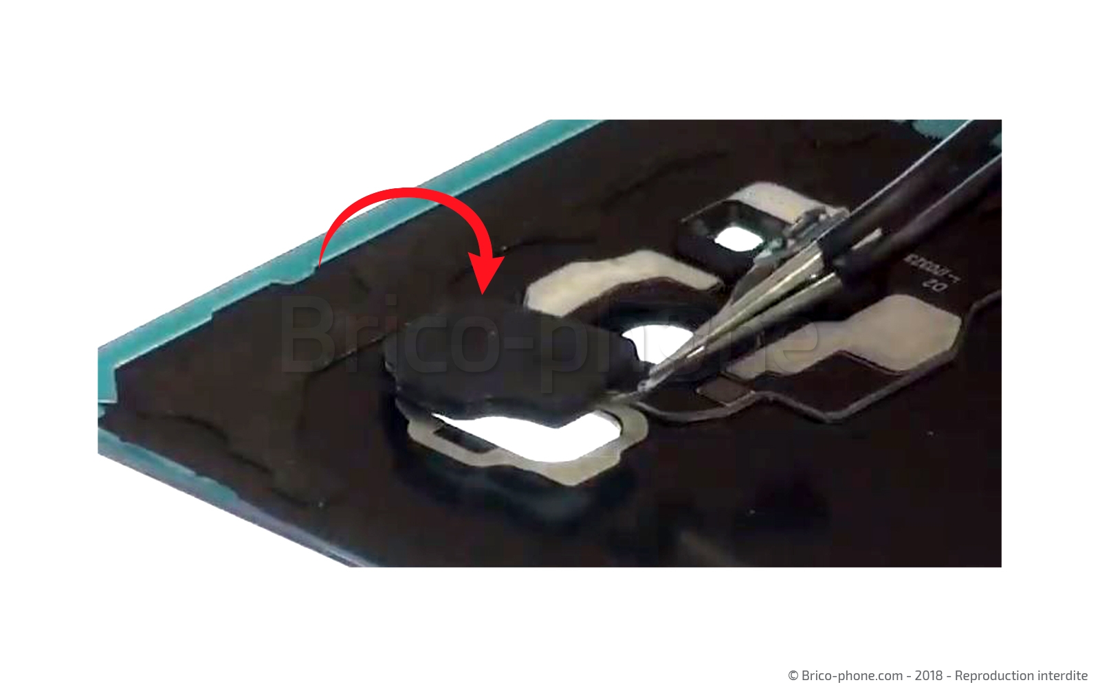 Changement de la vitre arrière sur Galaxy S8 photo 3