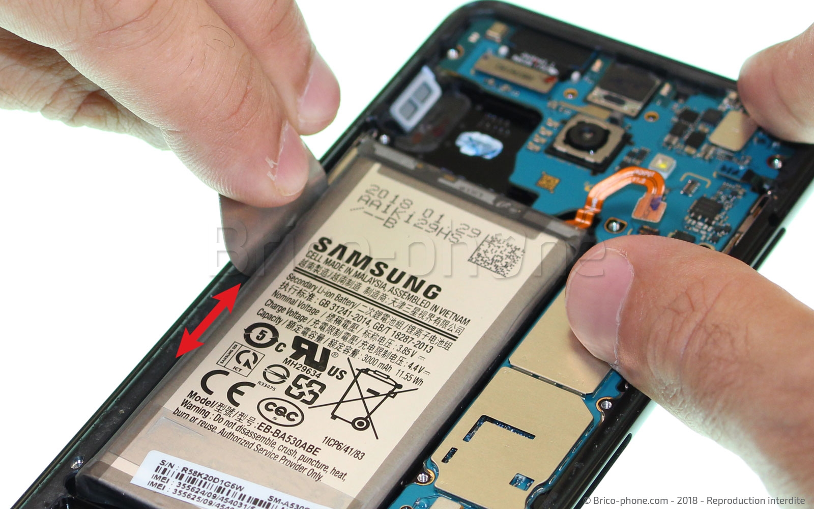 Changement de batterie sur Galaxy A5 2017 photo 1