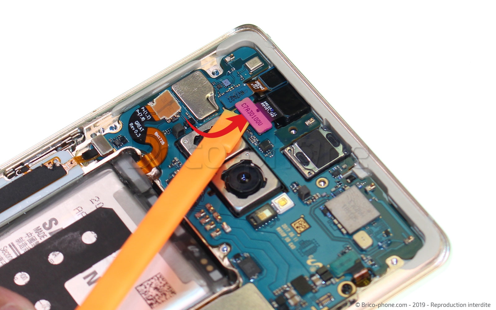 Changement de Bloc Ecran sur Galaxy Note 8 photo 1