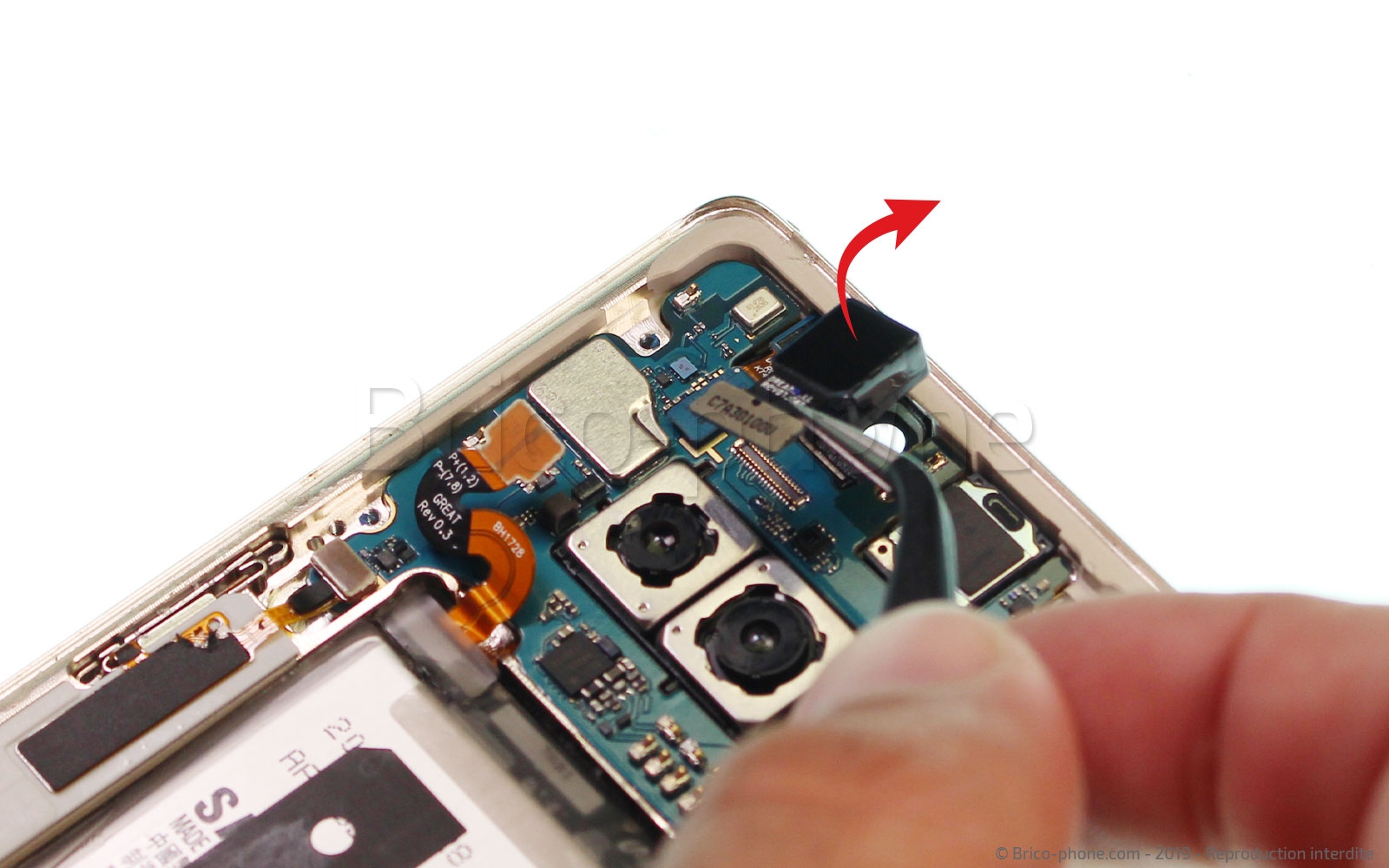 Changement de Bloc Ecran sur Galaxy Note 8 photo 2