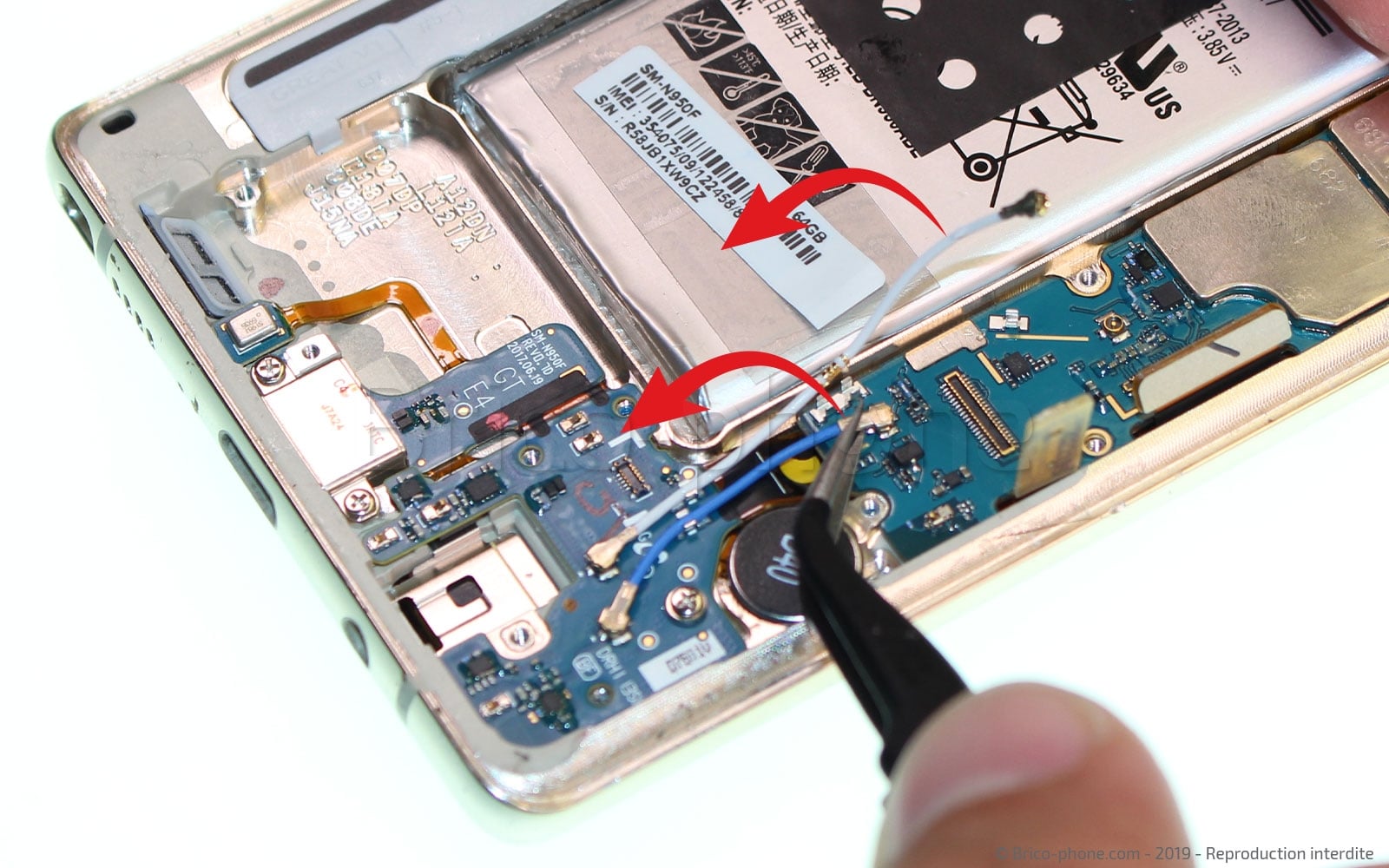 Changement de Bloc Ecran sur Galaxy Note 8 photo 1