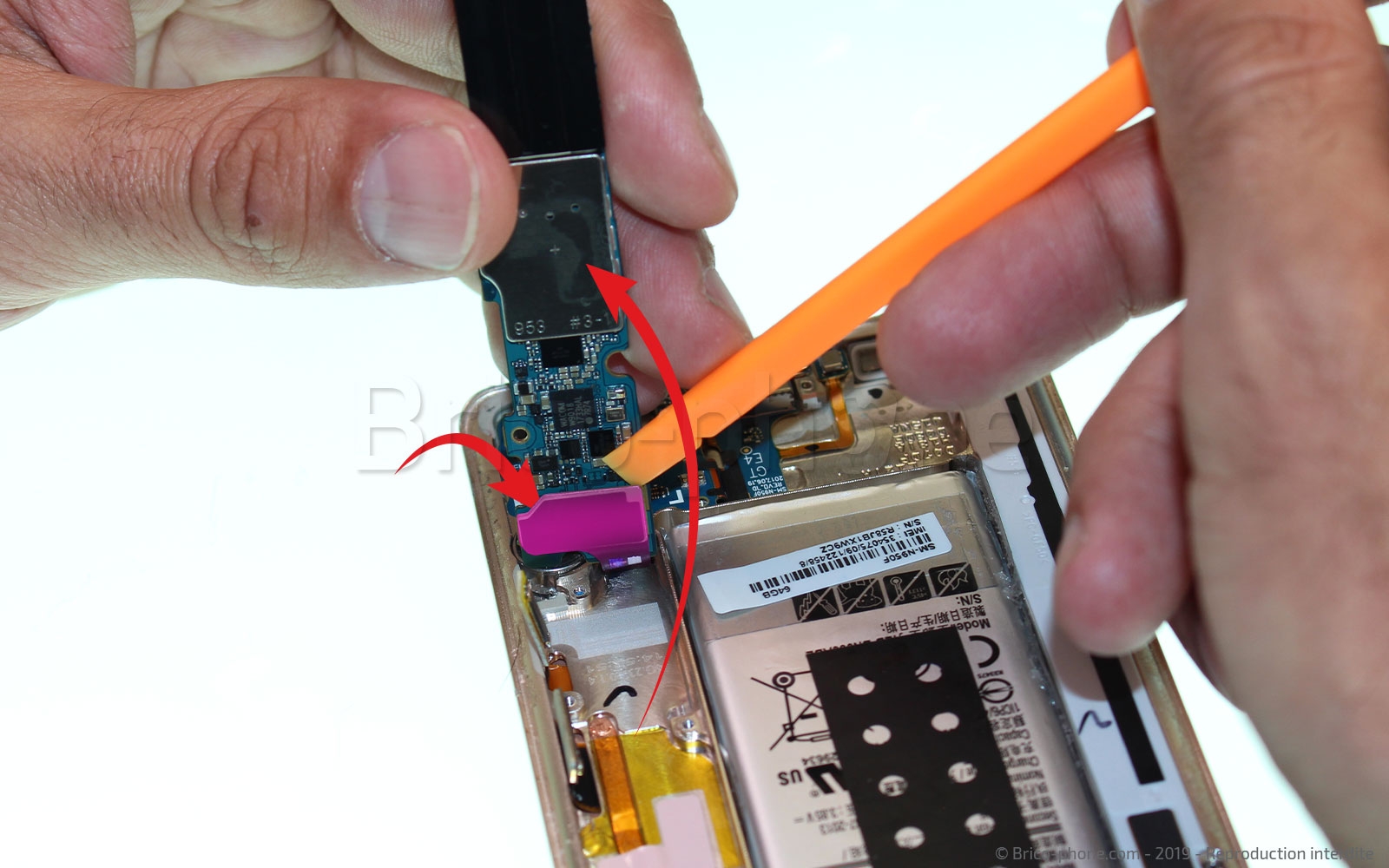 Changement de Bloc Ecran sur Galaxy Note 8 photo 3