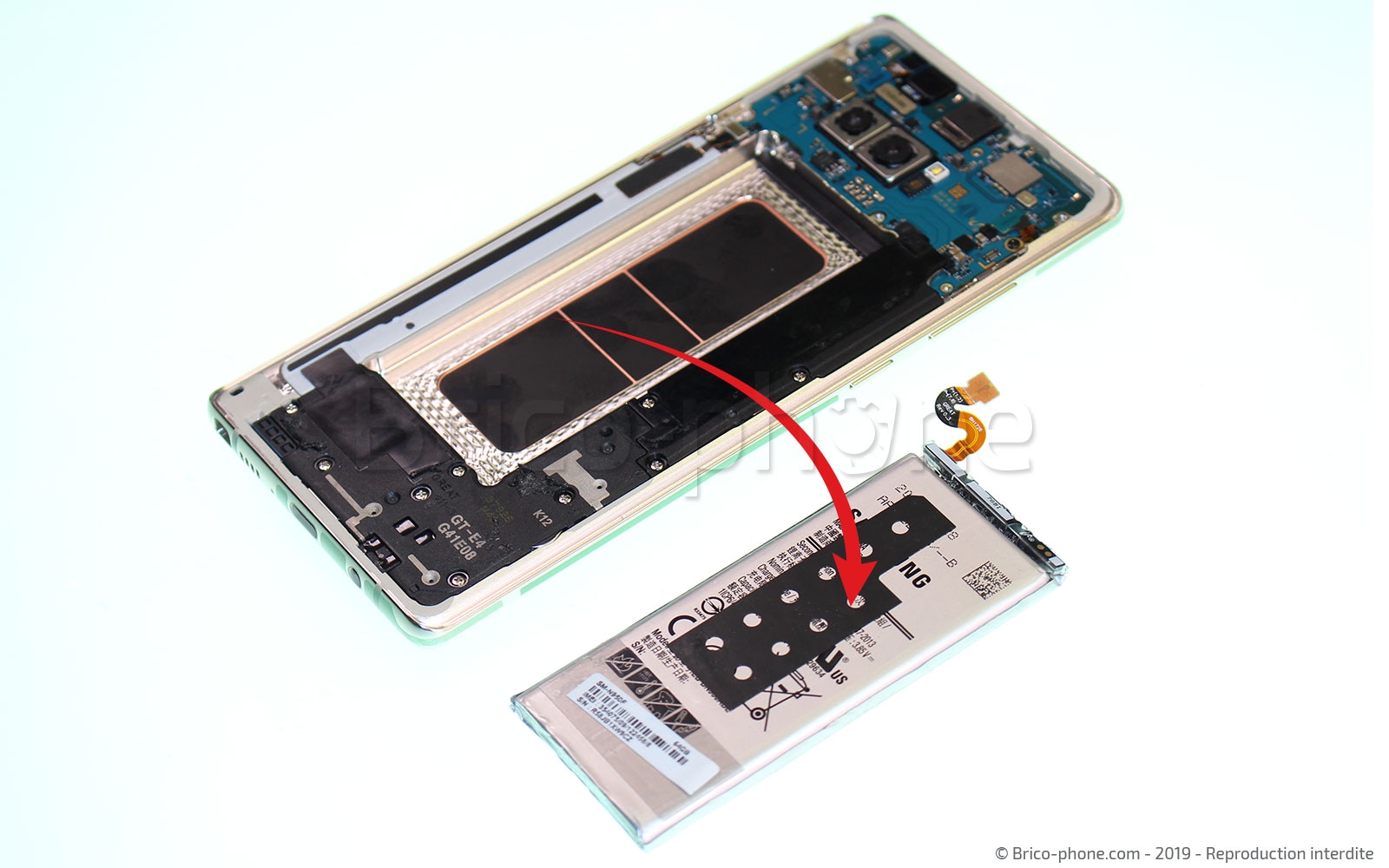 Changement de batterie sur Galaxy Note 8 photo 4