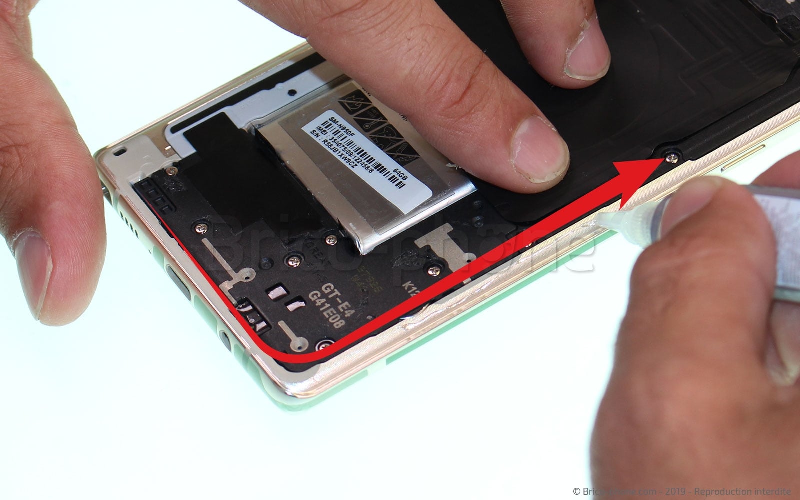 Changement de batterie sur Galaxy Note 8 photo 2