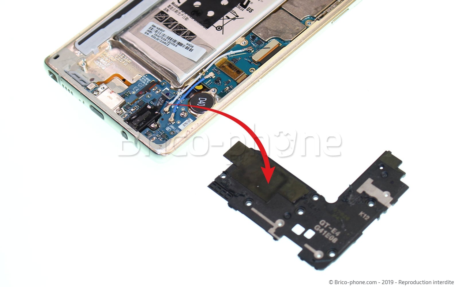Démontage complet sur Galaxy Note 8 photo 3