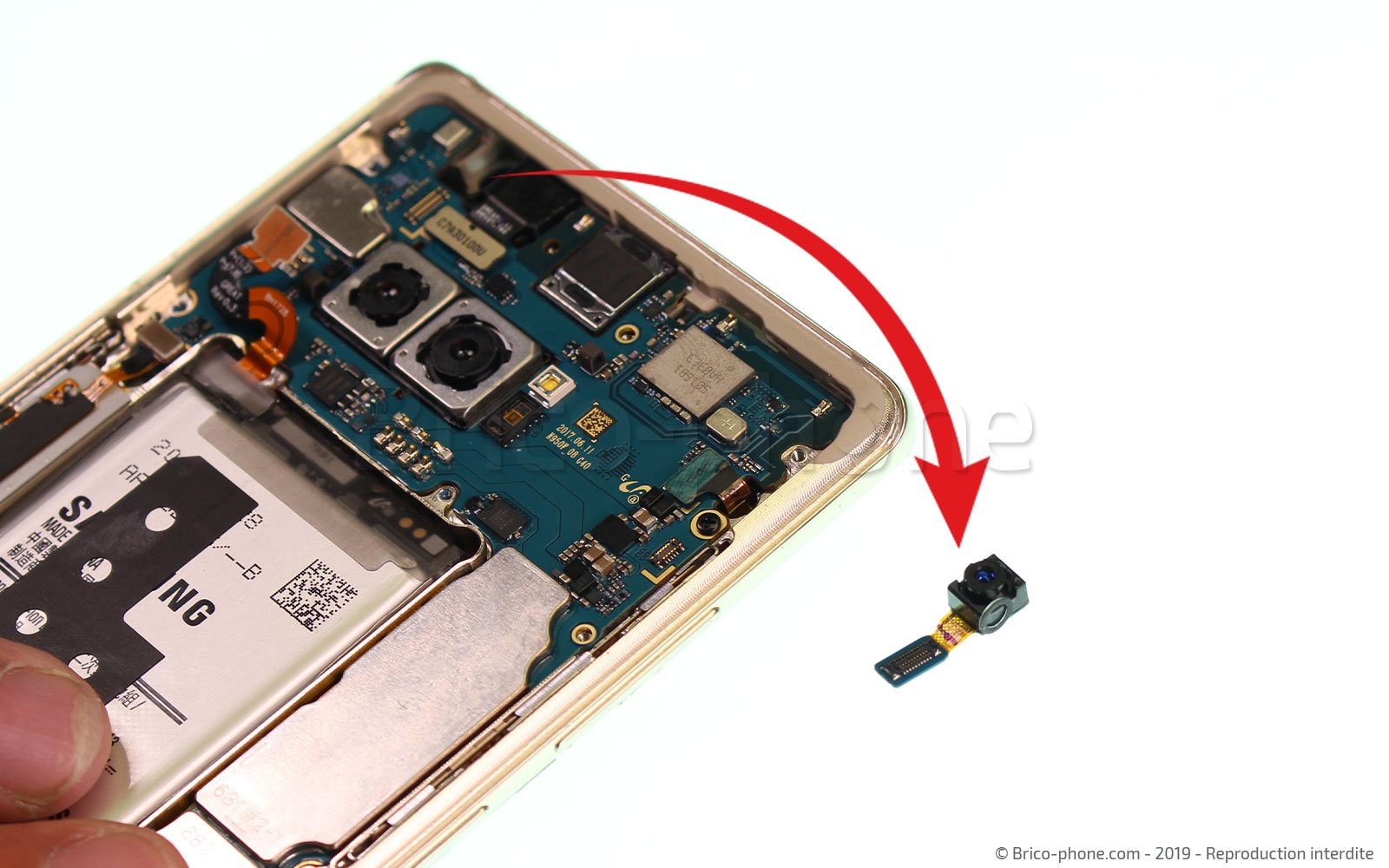 Démontage complet sur Galaxy Note 8 photo 4