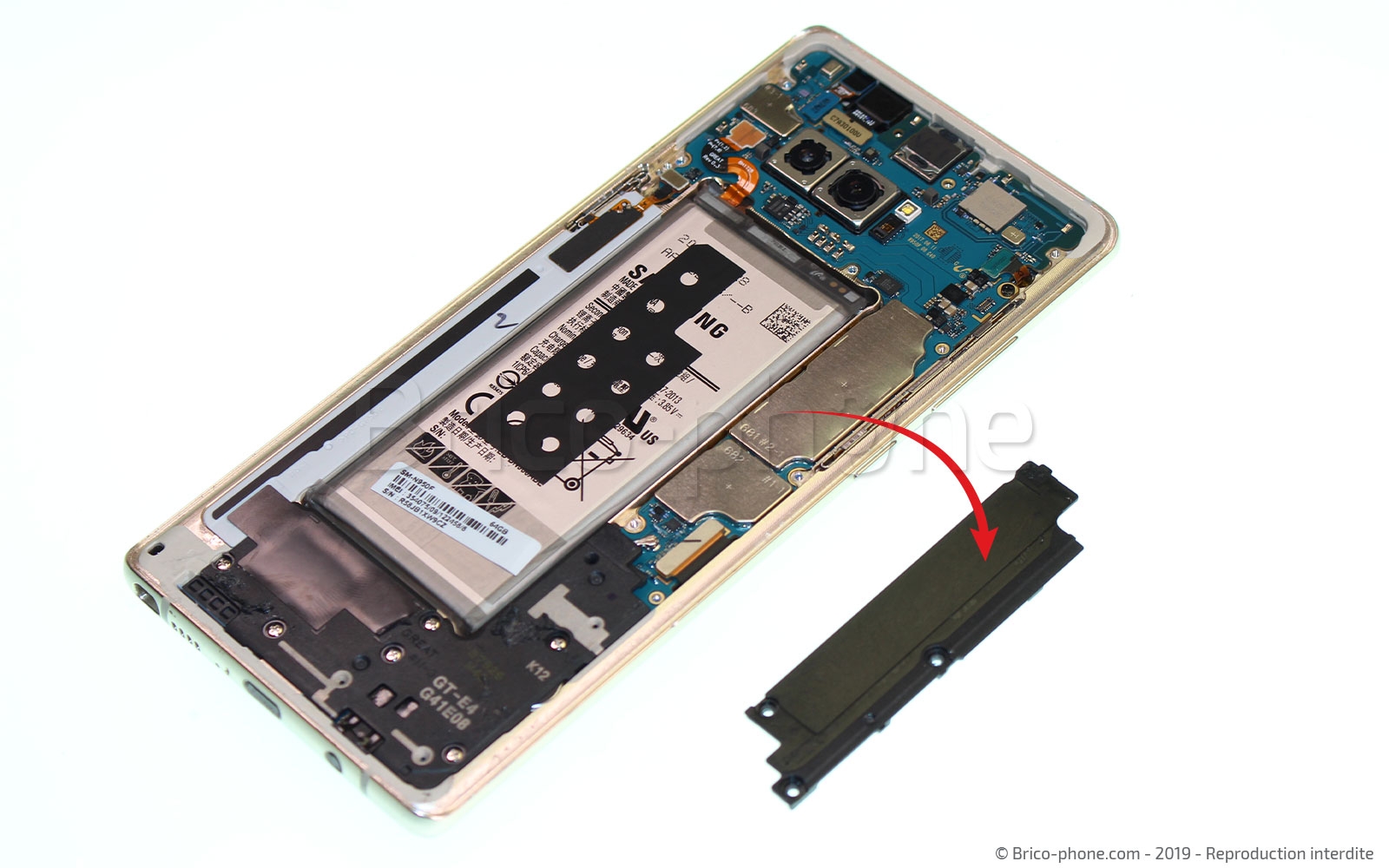 Changement du connecteur de charge sur Galaxy Note 8 photo 3