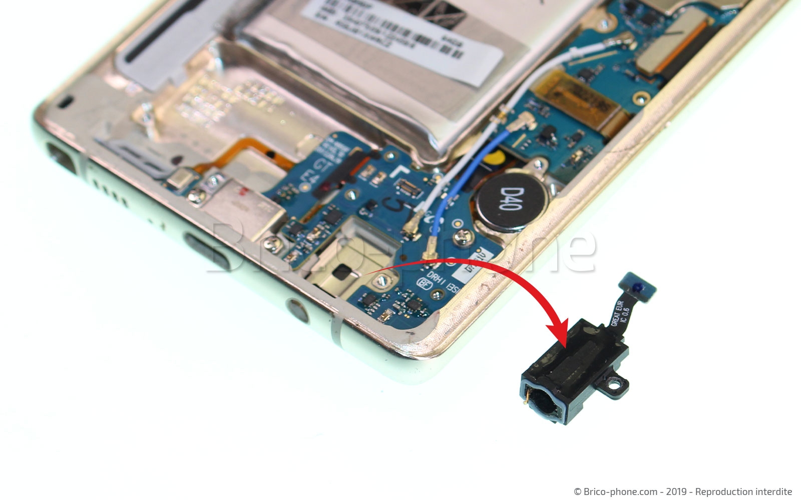 Changement du connecteur de charge sur Galaxy Note 8 photo 4