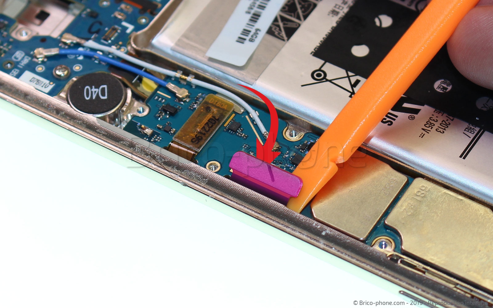 Changement du connecteur de charge sur Galaxy Note 8 photo 3