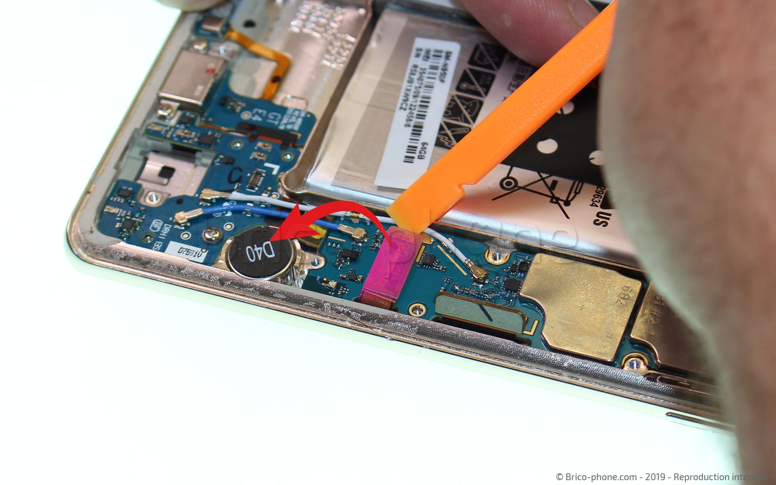 Changement du connecteur de charge sur Galaxy Note 8 photo 4